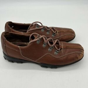 Cole Haan Waterproof  Lace Up Women’s Oxford Brown Leather 10B